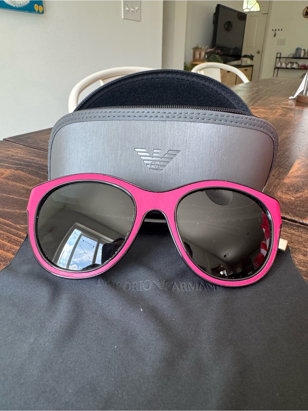 Emporio Armani Hot Pink Sunglasses